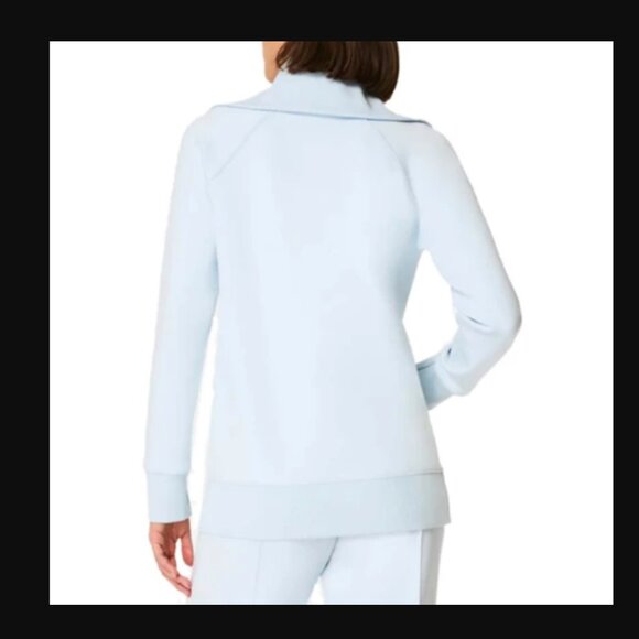 Spanx AirEssentials Luxe Tunic Full Zip - Sky - Small - Picture 2 of 9